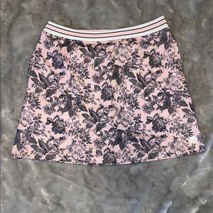 Bette & Court UPF 50 Floral Skort - Pink & Black Print, Size M - NWT